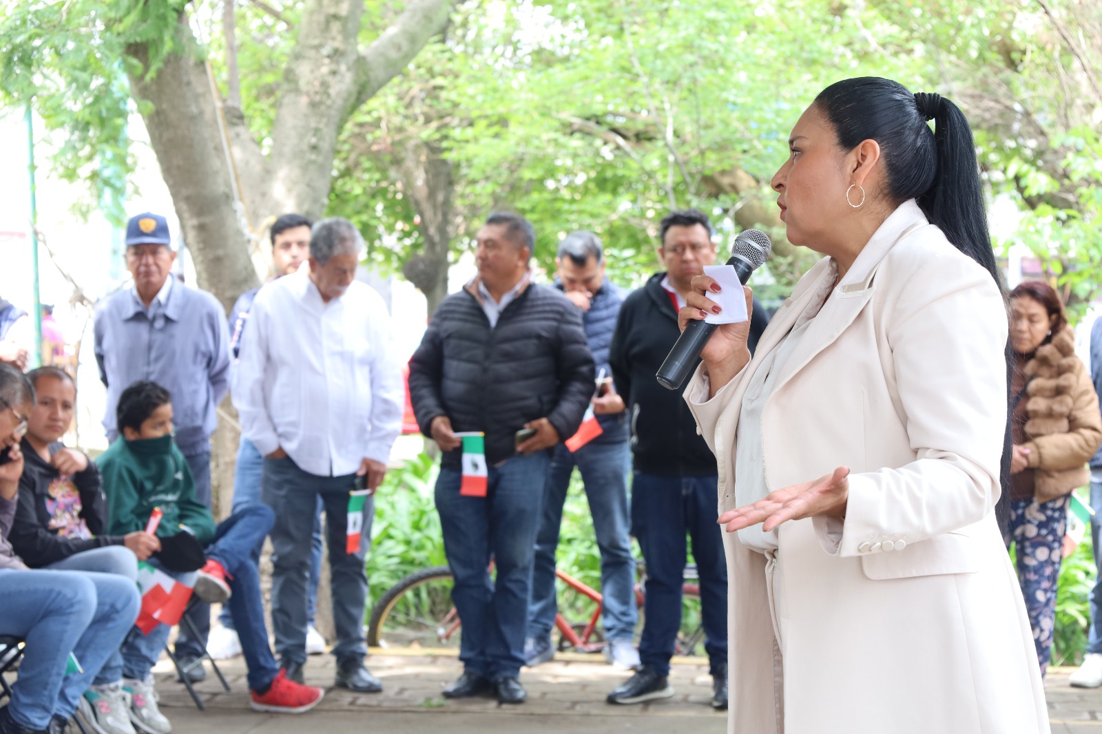 Ana Lilia Rivera llama a fortalecer la unidad y el respeto hacia las y los trabajadores de Tlaxcala